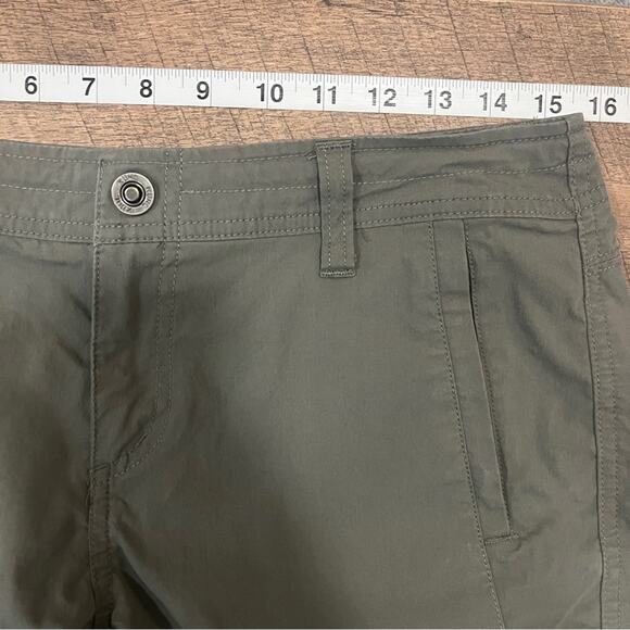 Kuhl Green Shorts Womens Size 6 Outdoor Granola Girl Earthy Nature Hiking Trails - Picture 3 of 6